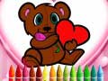 Mchezo Animals Valentine Coloring