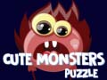 Mchezo Cute Monsters Puzzle