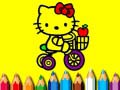Mchezo Back To School: Sweet Kitty Coloring