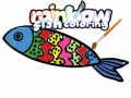 Mchezo Rainbow Fish Coloring