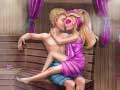 Mchezo Super Doll Sauna Flirting
