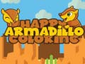 Mchezo Happy Armadillo Coloring