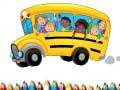 Mchezo School Bus Coloring Book