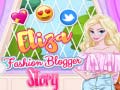 Mchezo Eliza Fashion Blogger Story