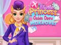 Mchezo Blonde Princess Cabin Crew Makeover