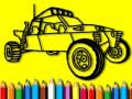 Mchezo Back To School: Rally Car Coloring Book