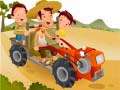 Mchezo Cartoon Tractor Puzzle