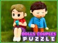 Mchezo Dolls Couples Puzzle