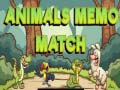 Mchezo Animals Memo Match