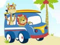 Mchezo Cute Animals With Cars Difference