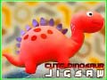 Mchezo Cute Dinosaur Jigsaw