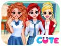 Mchezo BFF Princess Back To School