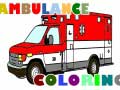 Mchezo Ambulance Trucks Coloring Pages