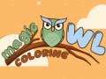 Mchezo Magic Owl Coloring