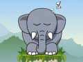 Mchezo Snoring Elephant Puzzle