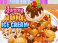 Mchezo Yummy Waffle Ice Cream