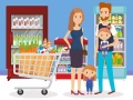 Mchezo Happy Shopping Jigsaw
