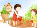 Mchezo Cartoon Childrens Day Puzzle