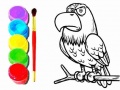 Mchezo Eagle Coloring Book