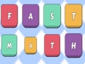 Mchezo Fast Math
