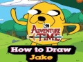 Mchezo Adventure Time How to Draw Jake