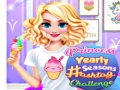 Mchezo Princess Yearly Seasons Hashtag Challenge