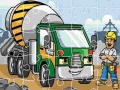 Mchezo Construction Trucks Jigsaw