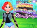 Mchezo Music Festival Hairstyles