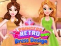 Mchezo Princess Retro Chic Dress Design