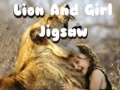 Mchezo Lion And Girl Jigsaw