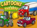 Mchezo Cartoons Five Diffs