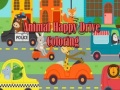 Mchezo Animal Happy Drive Coloring