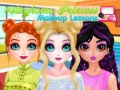 Mchezo Stayhome Princess Makeup Lessons