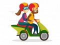 Mchezo Motorbikes Spot The Differences