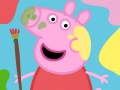 Mchezo Cute Pigs Paint Box