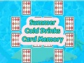 Mchezo Summer Cold Drinks Card Memory