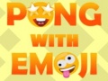 Mchezo Pong With Emoji