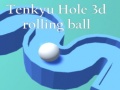 Mchezo Tenkyu Hole 3d rolling ball