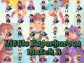 Mchezo Little Superheroes Match 3