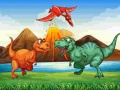 Mchezo Colorful Dinosaurs Match 3