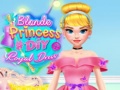 Mchezo Blonde Princess #DIY Royal Dress