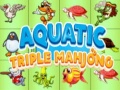 Mchezo Aquatic triple mahjong