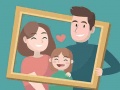 Mchezo Happy Family Puzzle