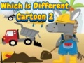Mchezo Which Is Different Cartoon 2