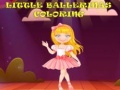 Mchezo Little Ballerinas Coloring