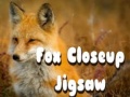 Mchezo Fox Closeup Jigsaw