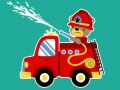 Mchezo Animal Firetrucks Match 3