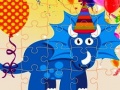 Mchezo Dino Party Jigsaw