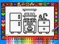 Mchezo Color and Decorate Rooms