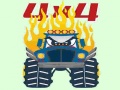 Mchezo Monster Trucks Coloring Pages